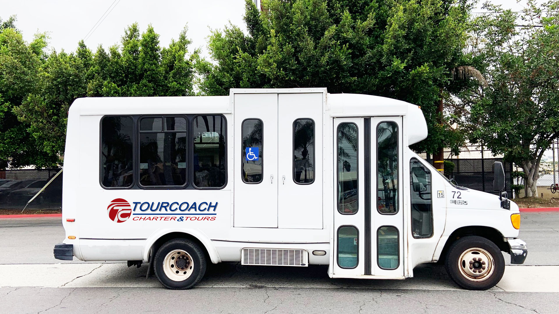 Tour Coach Minibus Sideview