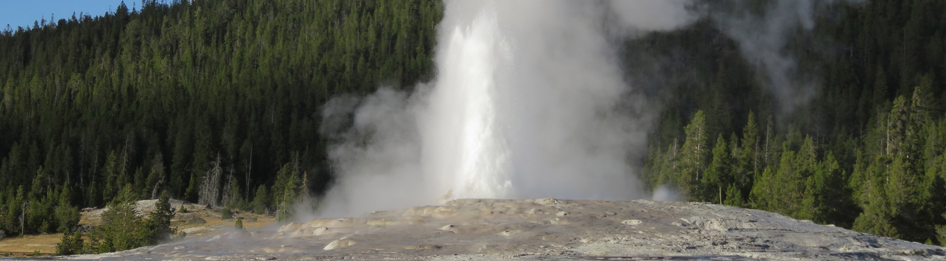 Yellowstone National Park Geyser