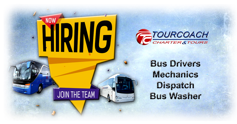 tour bus jobs near me